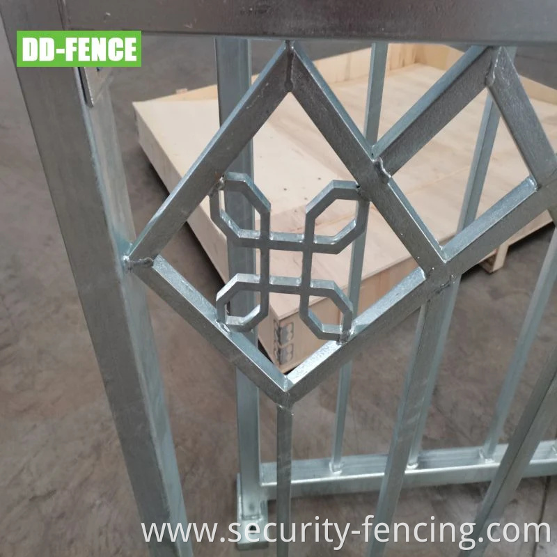 Galvanized Steel Pedestrian Fence for Sale Qatar Pedestrian Guardrail